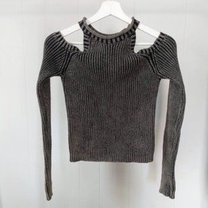 Forever 21 Cold Shoulder Sweater - S